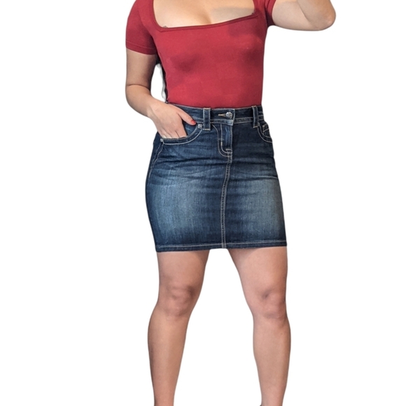 Miss Me signature Mid rise skirt size 25 - Picture 1 of 8